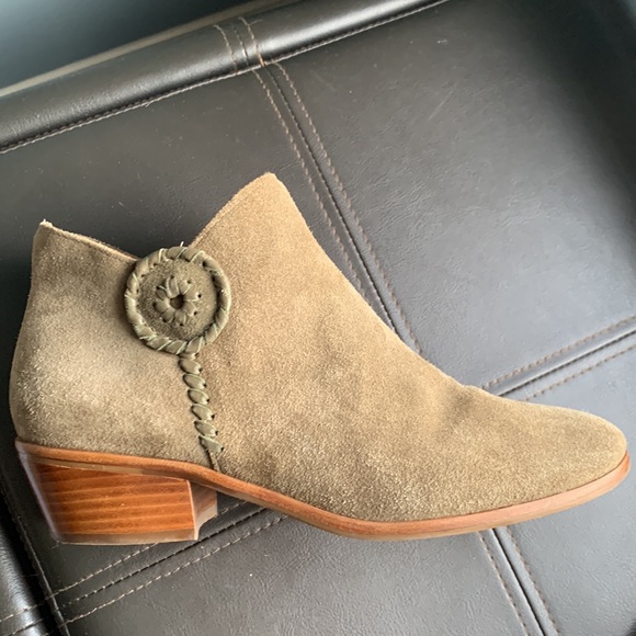 Jack Rogers | Suede Leather Ankle Booties size 8 - Picture 6 of 9